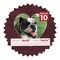 Dark Red Suede Mat Board for 16x16 Frames - Heart Opening for 14x14 Photos
